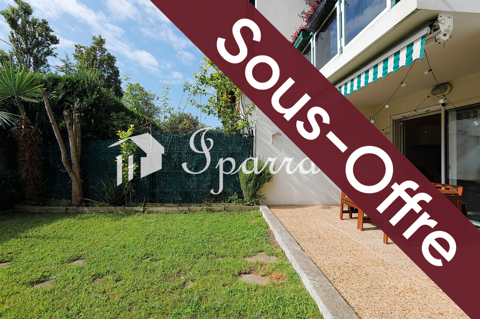 Hendaye – Grand T3 en rez-de-jardin avec terrasse, jardin privatif ...