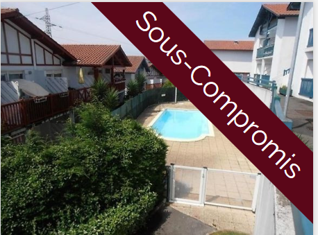 Rez-de-Jardin avec 2 pièces, Terrasse, Jardin et Parking.